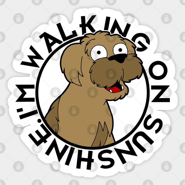 I'm walking on sunshine Sticker by carloj1956